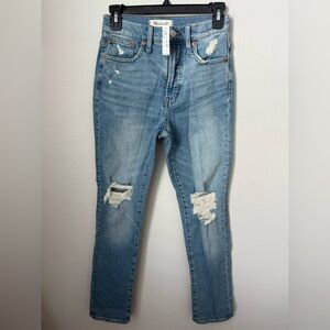 Madewell Distressed Vintage Jean Light Blue size 23